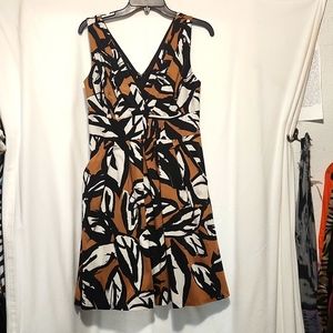 Tropical Print Cotton Dress